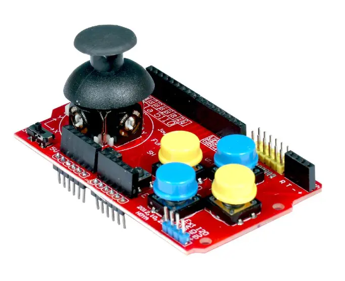 Joystick Shield Module for Arduino – Game Controller Expansion Board ...